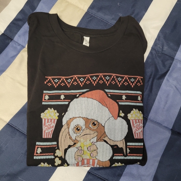 Gremlins Gizmo "Midnight Snack Anyone" Christmas Holiday Sweater- Size XL NWOT - Picture 4 of 4
